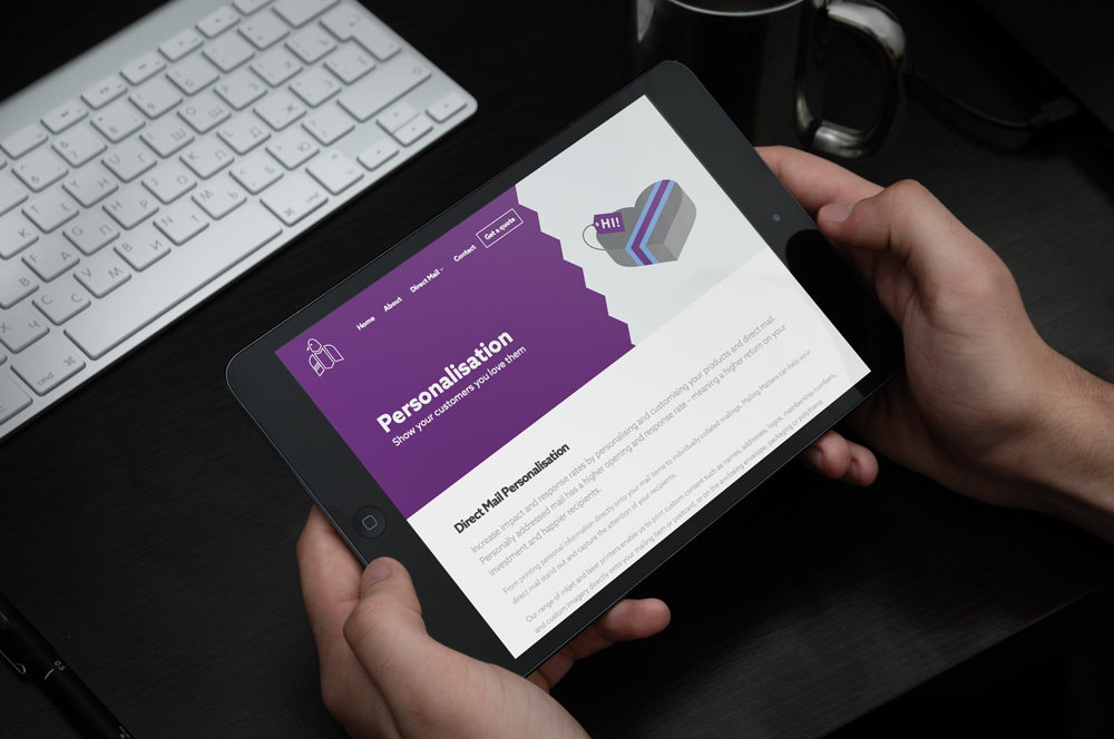 Mailing Matters' responsive website