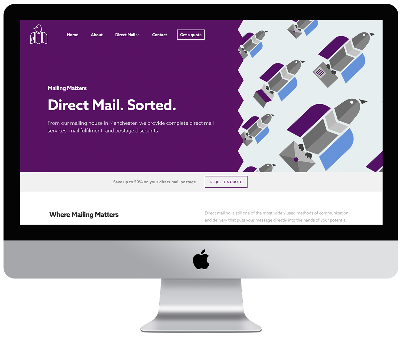 Mailing Matters' website development