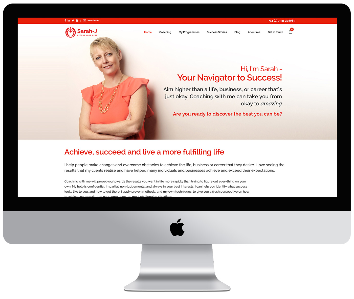 Sarah-J Coaching website