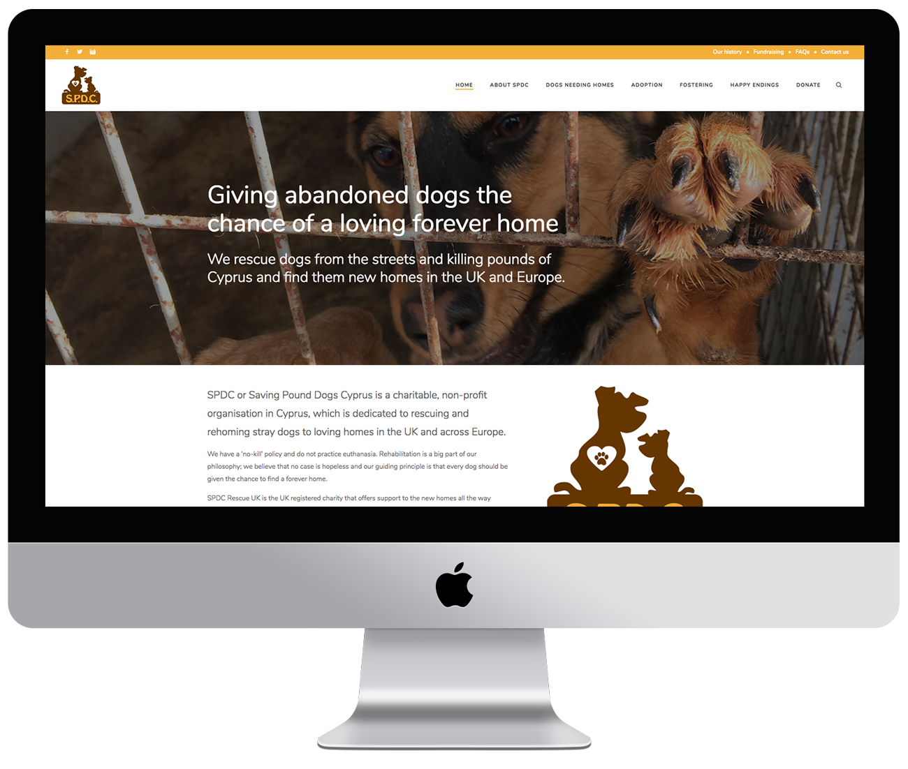 SPDC Charity website development